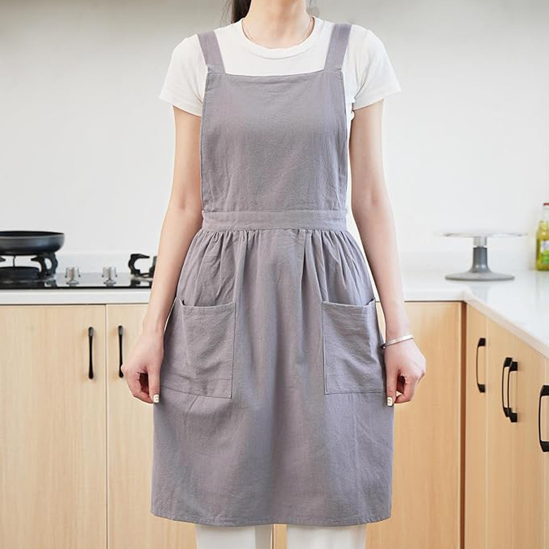 Coffee Tea Uses - Canvas apron made of cotton suitable