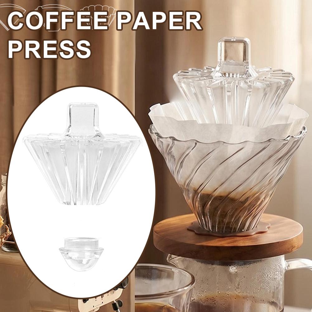 Coffee Tea Paper Cups - Hand-brewed Coffee Filter Cup Paper Presser
