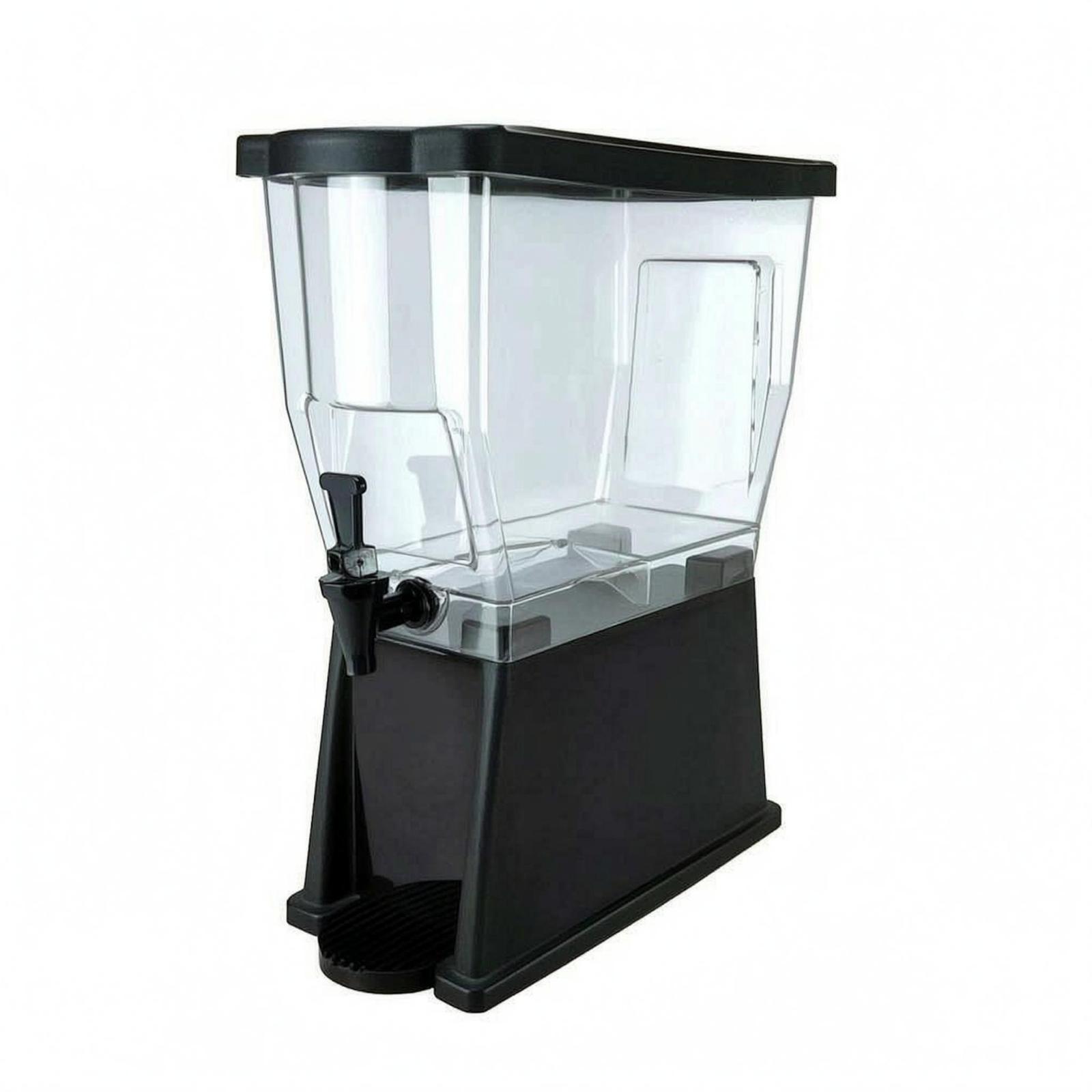 Coffee Tea Station - Rectangular Beverage Dispenser with Tap Cold