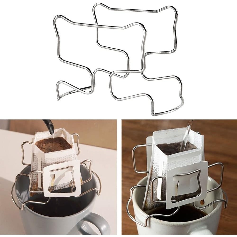 Coffee Tea Paper Cups - Coffee Bag Holder 304 Stainless Steel