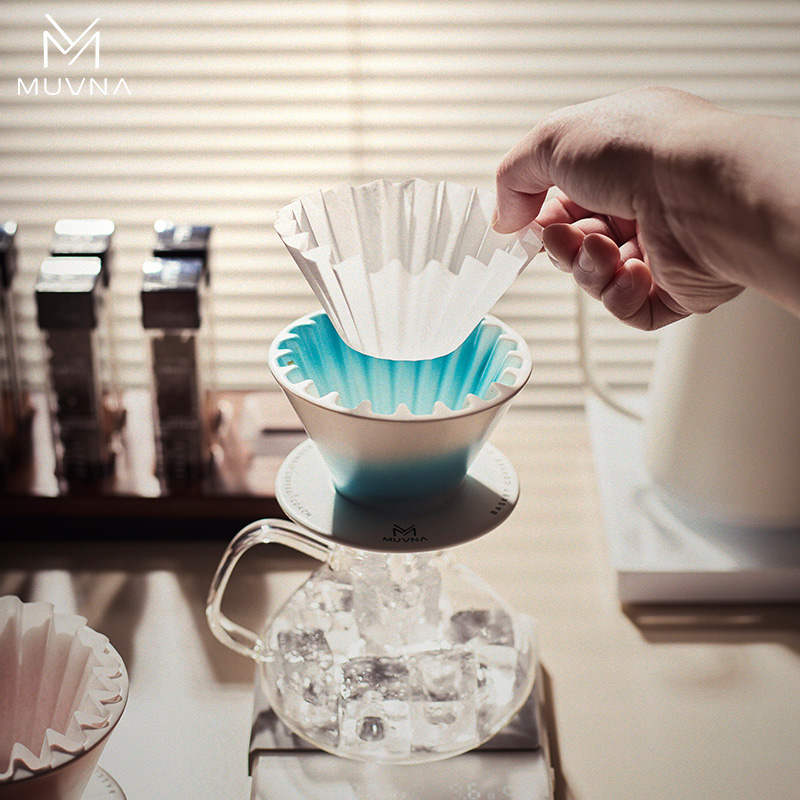 MUVNA Natural Paper Filter for - Coffee Tea Paper Cups recension och pris
