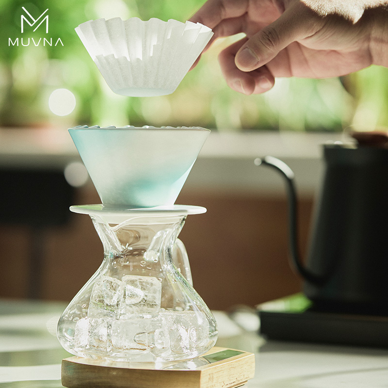 MUVNA Natural Paper Filter for - Coffee Tea Paper Cups recension och pris