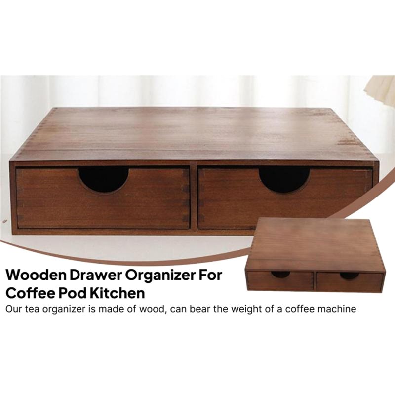 TFTP-Wooden Coffee Pod Storage - Coffee Tea Station recension och pris