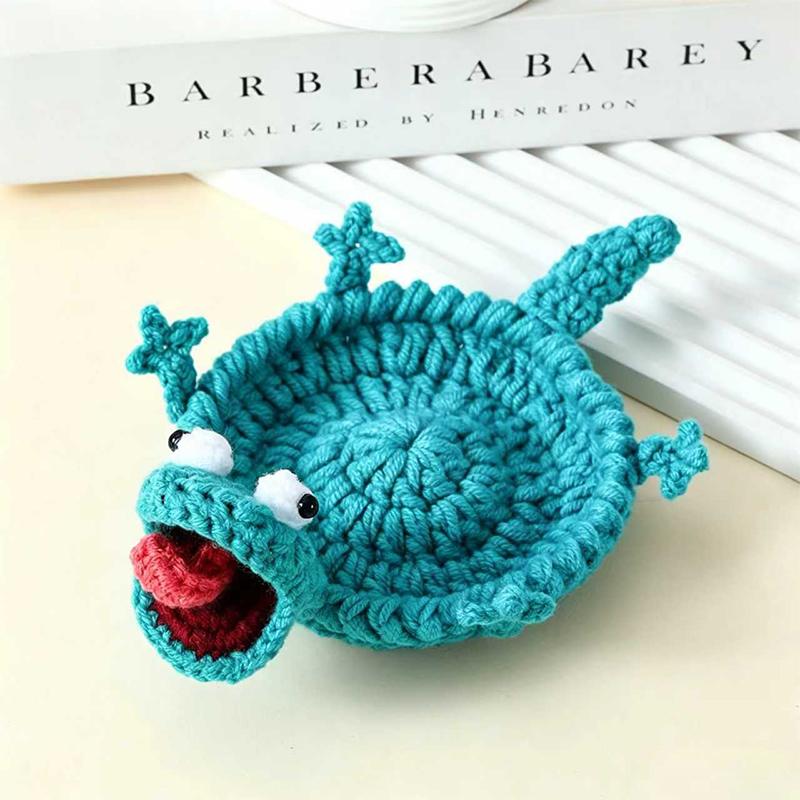 Cute Crochet Animal Coaster Ha - Coffee Tea Station recension och pris