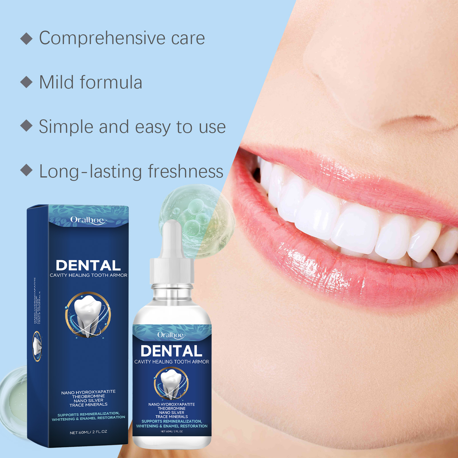 Oralhoe Teeth Brighten Serum L - Coffee Tea For Plants recension och pris