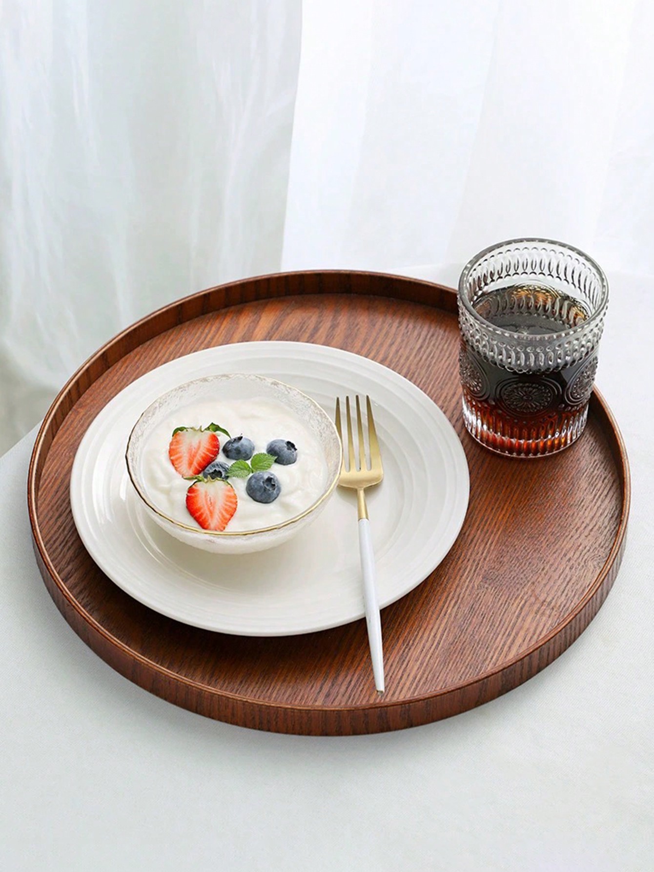1pc/3pcs Natural Wooden Servin - Coffee Tea Uses recension och pris
