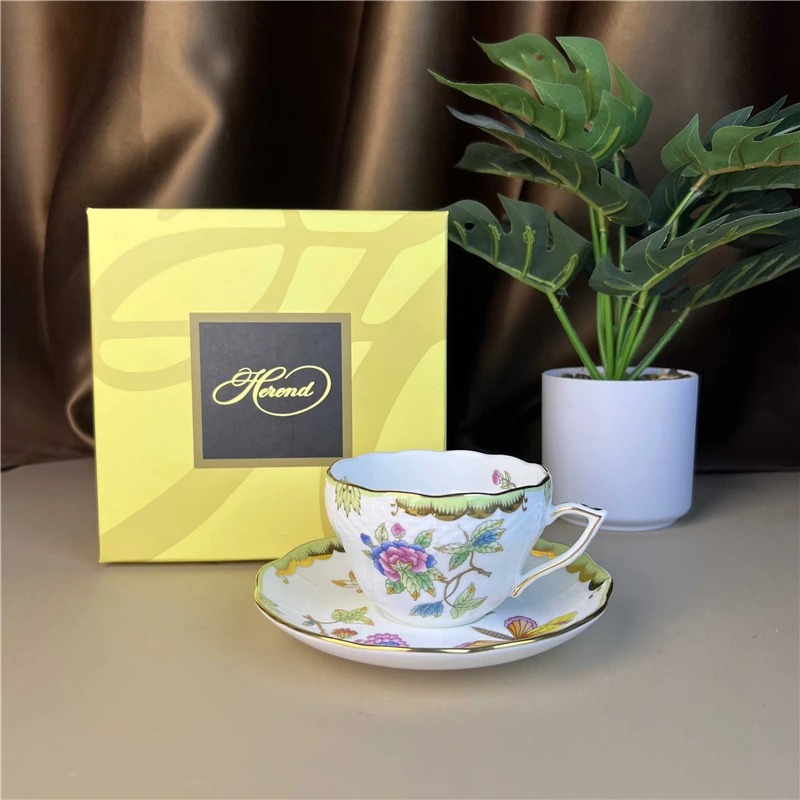 Flower Basket Coffee Cup and S - Coffee Tea Gift Basket recension och pris