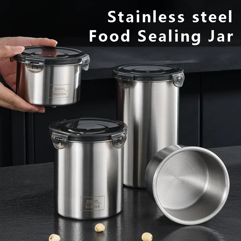 Stainless Steel Food Container - Coffee Tea And Bean Leaf recension och pris