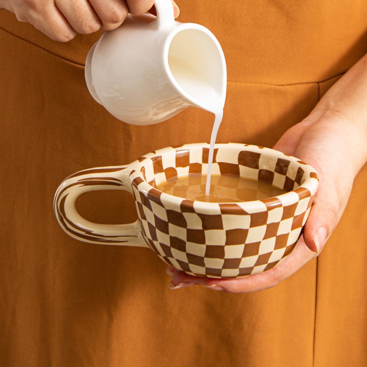 1pc Ceramic Coffee Mug with Wr - Coffee & Tea Collective recension och pris