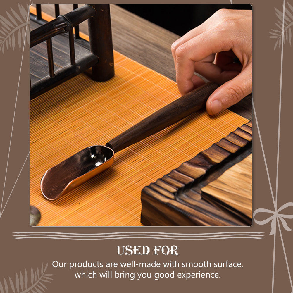 Vintage Long Handle Wooden Tea - Coffee Tea Station recension och pris