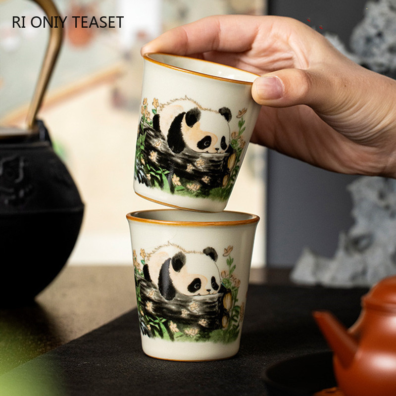 1 Pc Chinese Tradition Ru Kiln - Coffee Tea Set Up recension och pris