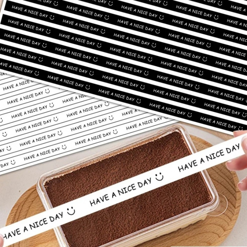 100Pcs HAVE A NICE DAY Smile F - Coffee Tea Paper Cups recension och pris