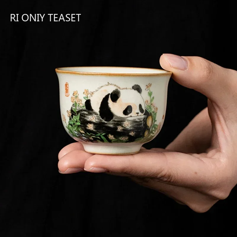 1 Pc Chinese Tradition Ru Kiln - Coffee Tea Set Up recension och pris