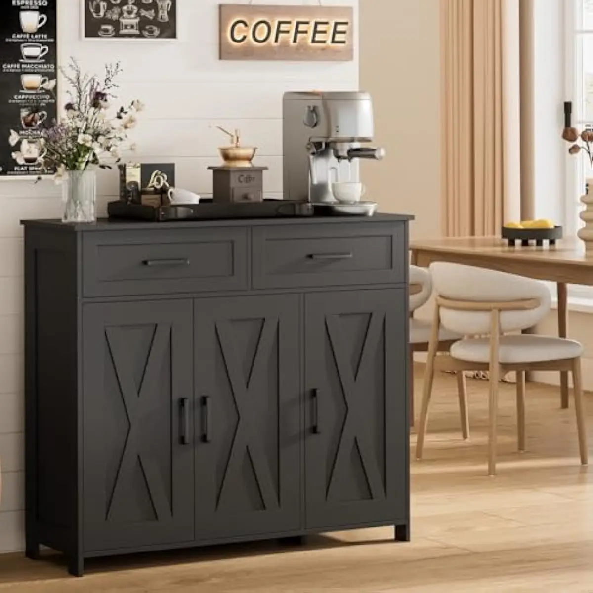 Coffee Bar Storage Cabinet wit - Coffee & Tea Collective recension och pris