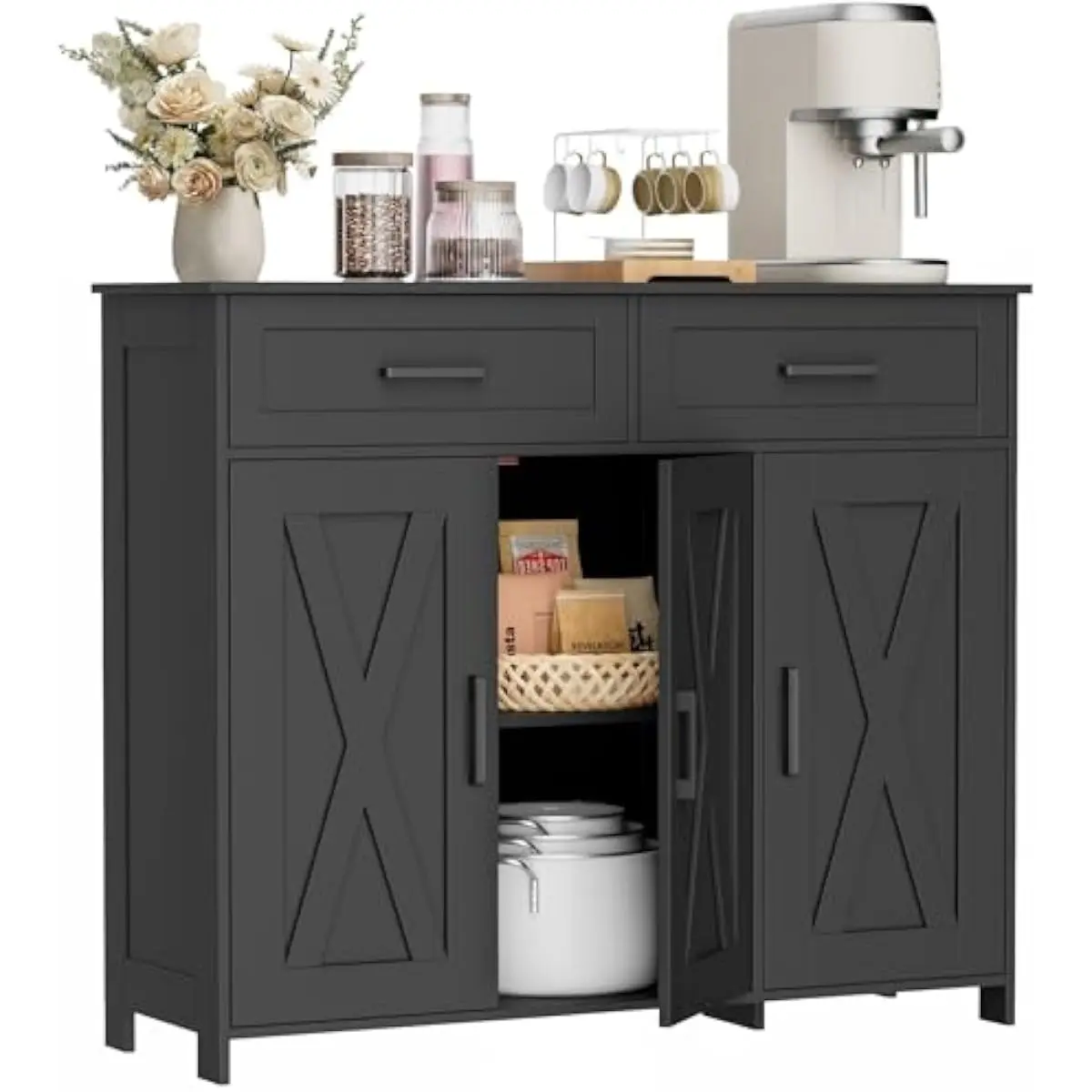 Coffee Bar Storage Cabinet wit - Coffee & Tea Collective recension och pris