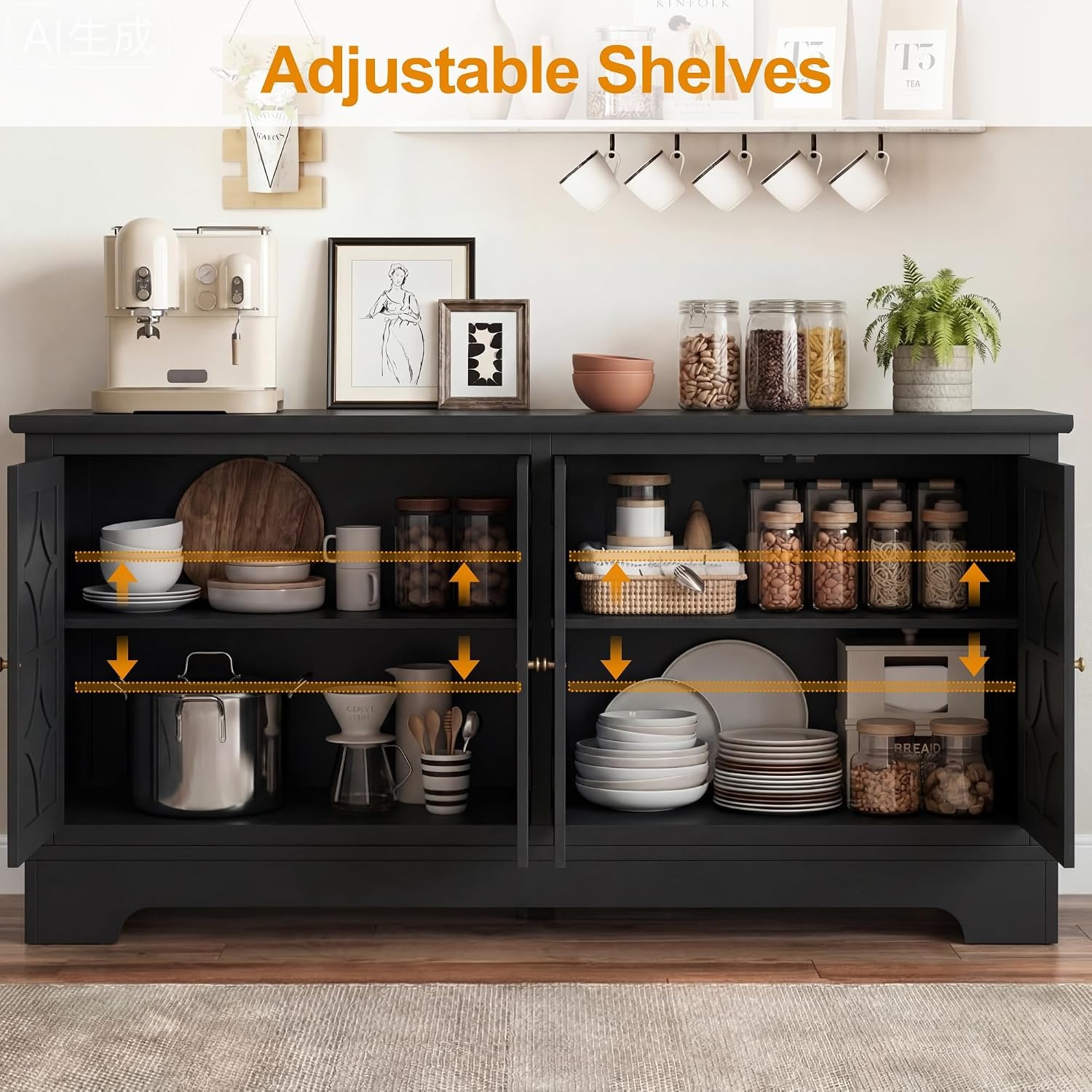 Sideboard Buffet Cabinet with  - Coffee & Tea Collective recension och pris