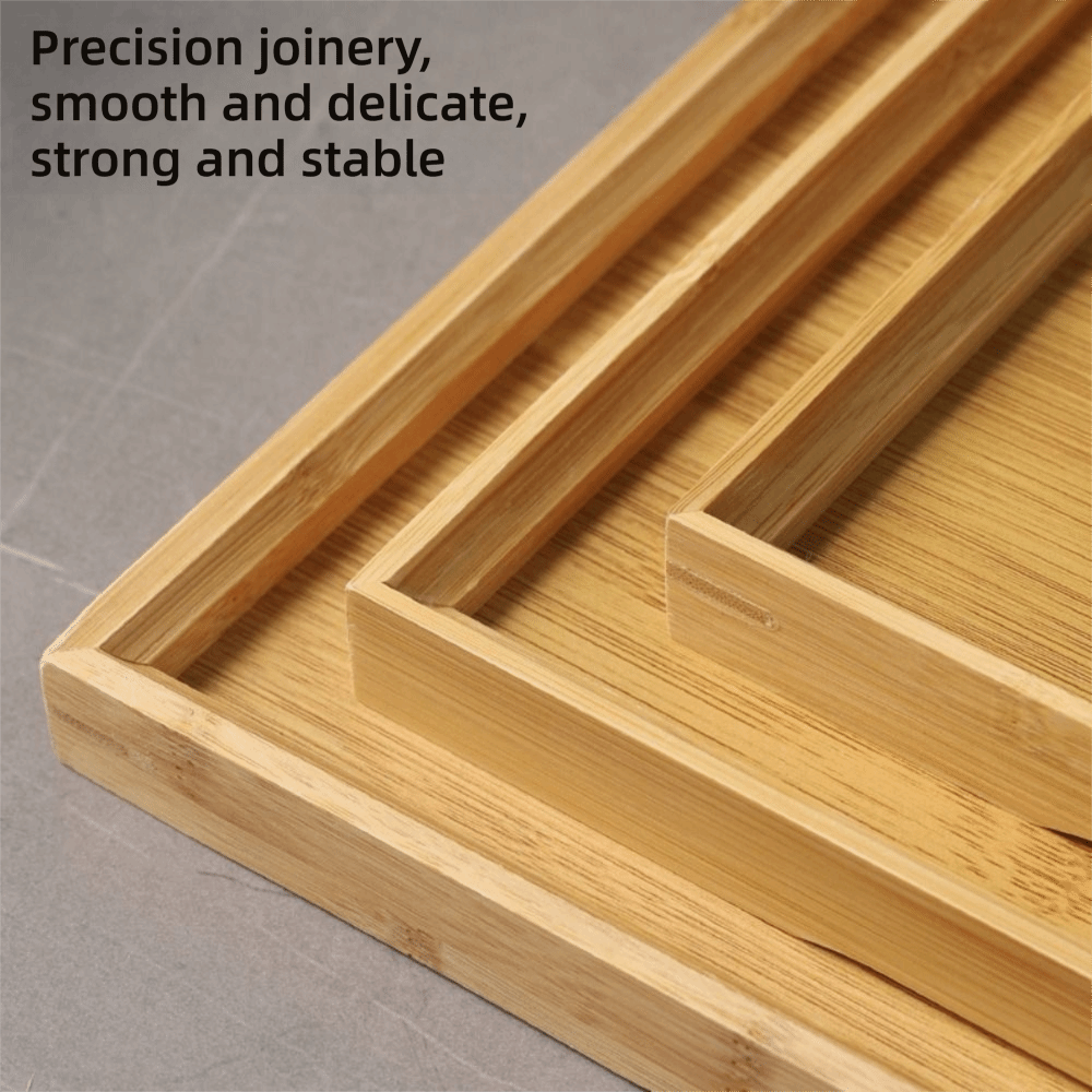 Decorate Tray Natural Bamboo B - Coffee Tea Station recension och pris