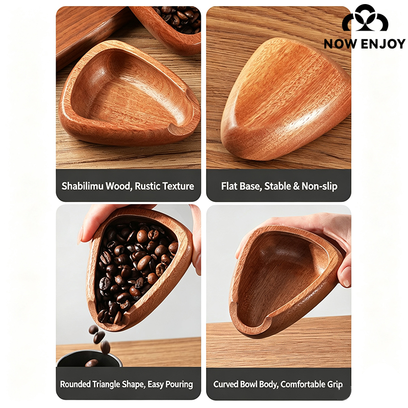 NOW ENJOY 2026 Wooden Coffee B - Coffee Tea And Bean Leaf recension och pris