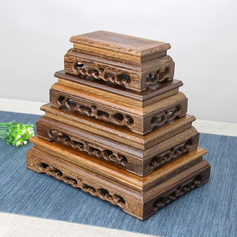 Natural Log-Turned Wooden Pede - Coffee Tea For Plants recension och pris