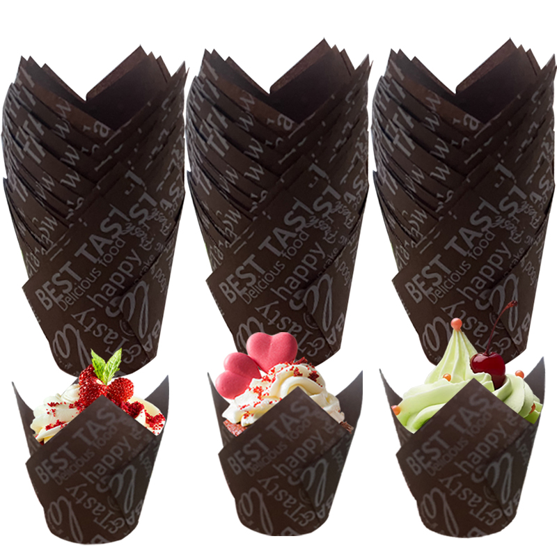 50Pcs/100Pcs Coffee-Themed Tul - Coffee Tea Paper Cups recension och pris