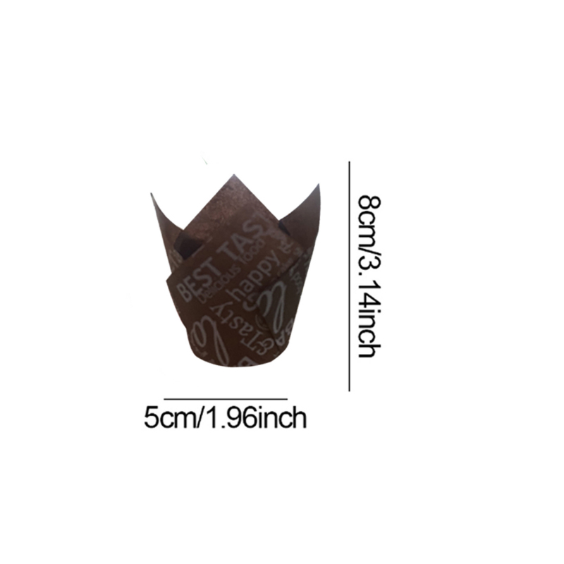 50Pcs/100Pcs Coffee-Themed Tul - Coffee Tea Paper Cups recension och pris