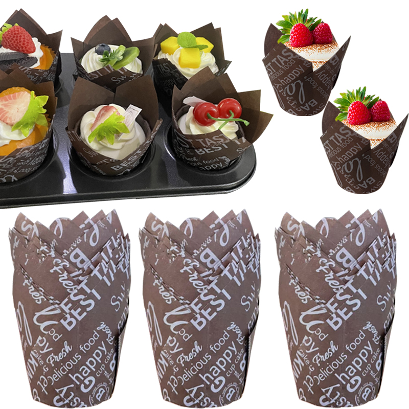 50Pcs/100Pcs Coffee-Themed Tul - Coffee Tea Paper Cups recension och pris