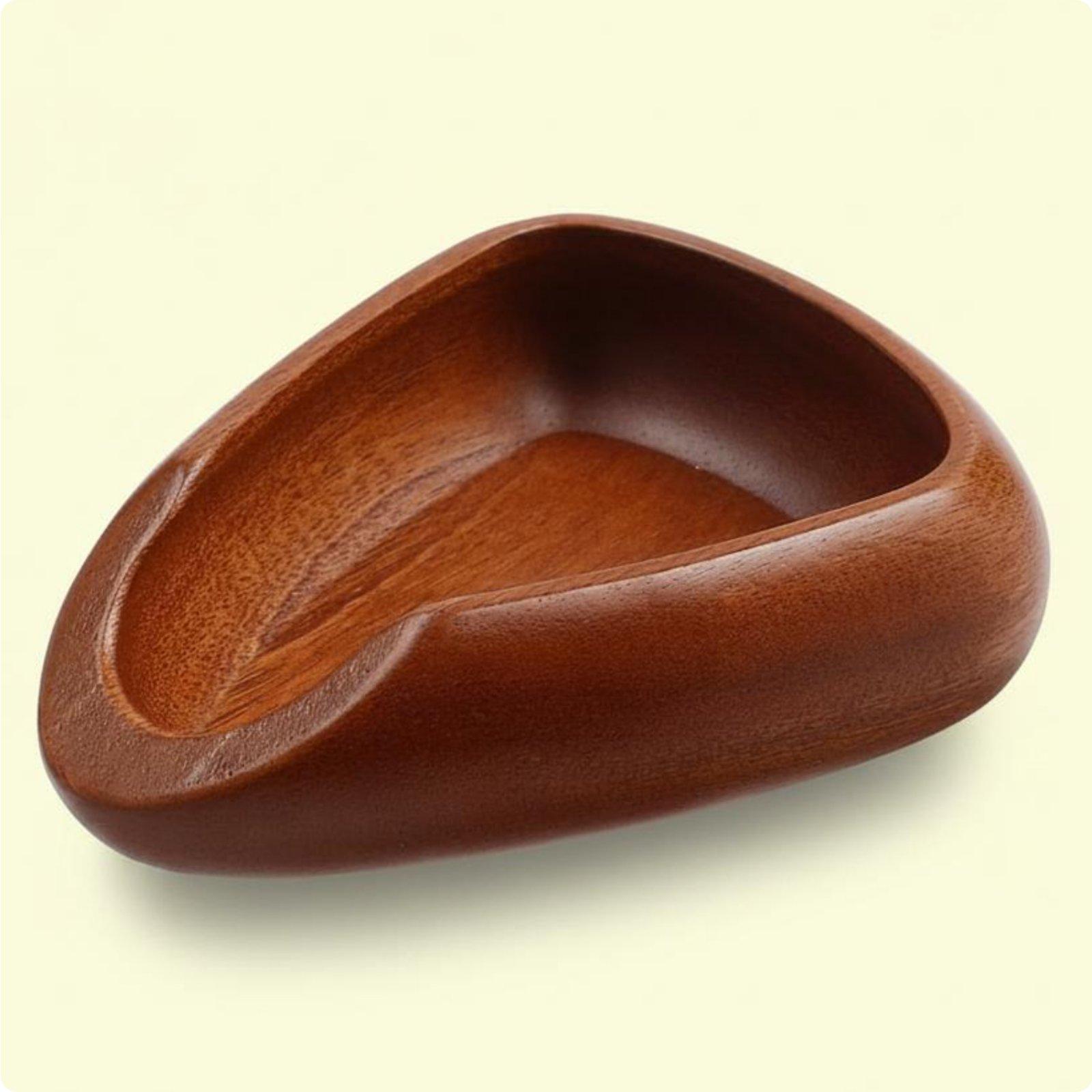 Solid Wood Coffee Dosing Tray  - Coffee Tea And Bean Leaf recension och pris