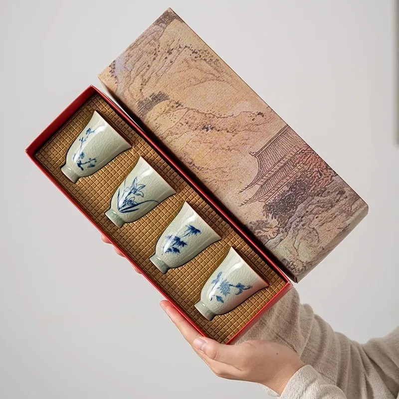 Unique Chinese Four Noble Plan - Coffee Tea Set Up recension och pris