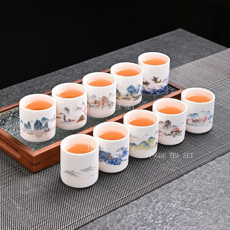 Sheep Fat Jade Straight Mouth  - Coffee Tea Set Up recension och pris