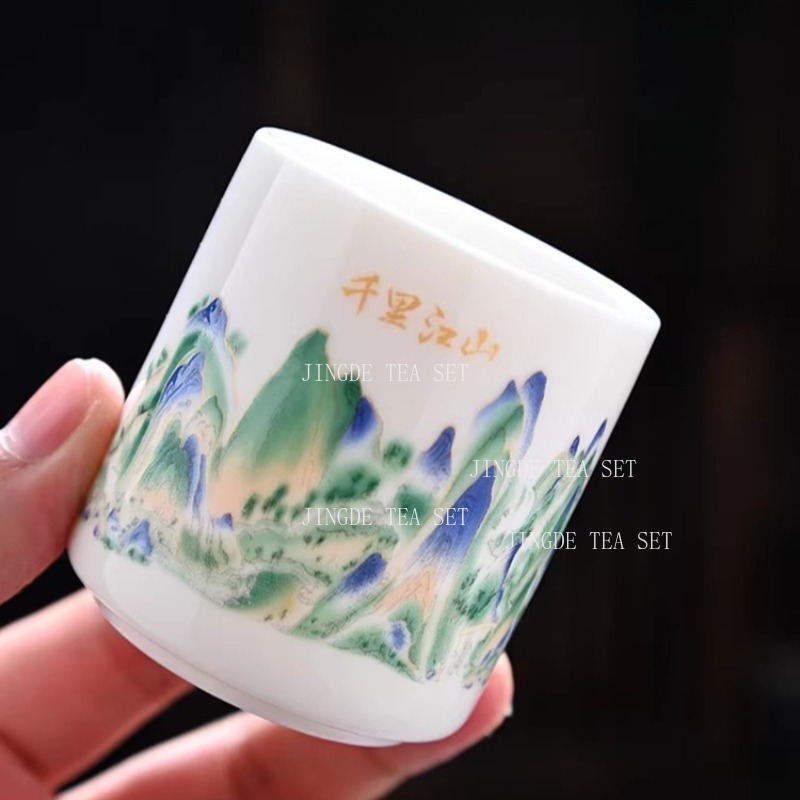 Sheep Fat Jade Straight Mouth  - Coffee Tea Set Up recension och pris