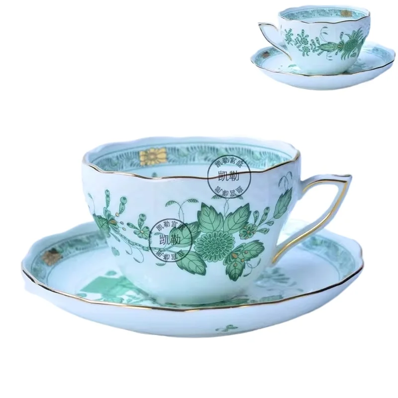Classical Cup and Saucer Flowe - Coffee Tea Gift Basket recension och pris