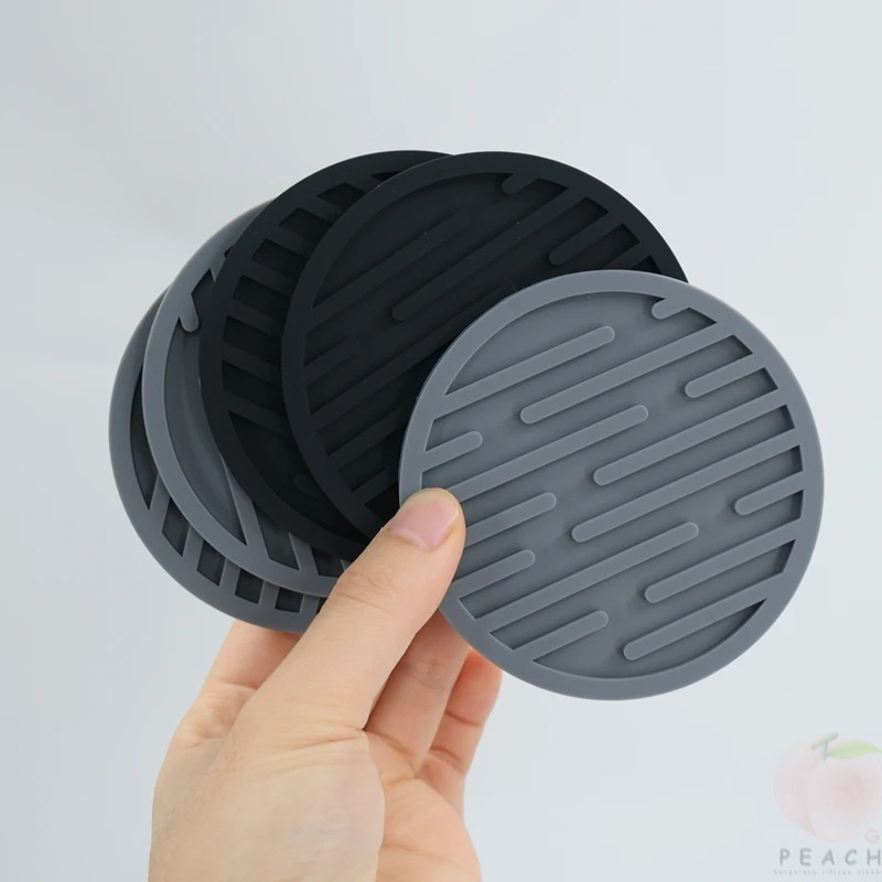 10cm Silicone Coasters Round H - Coffee Tea Station recension och pris