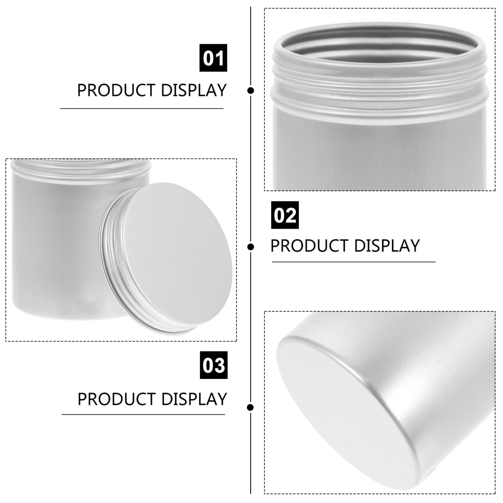 4Pcs Mini Aluminum Storage Can - Coffee Tea Uses recension och pris