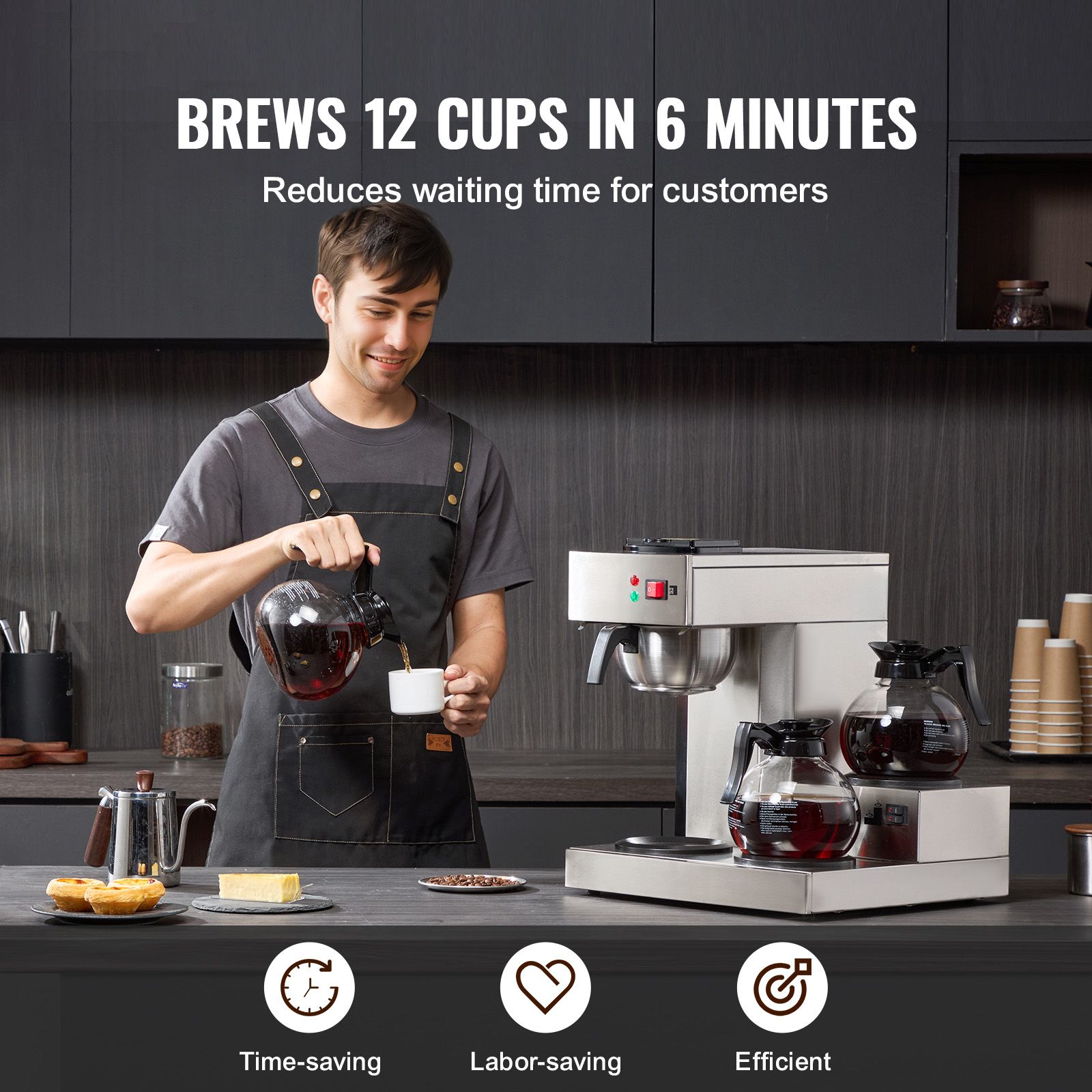 12 Cups Commercial Drip Coffee - Coffee & Tea Collective recension och pris