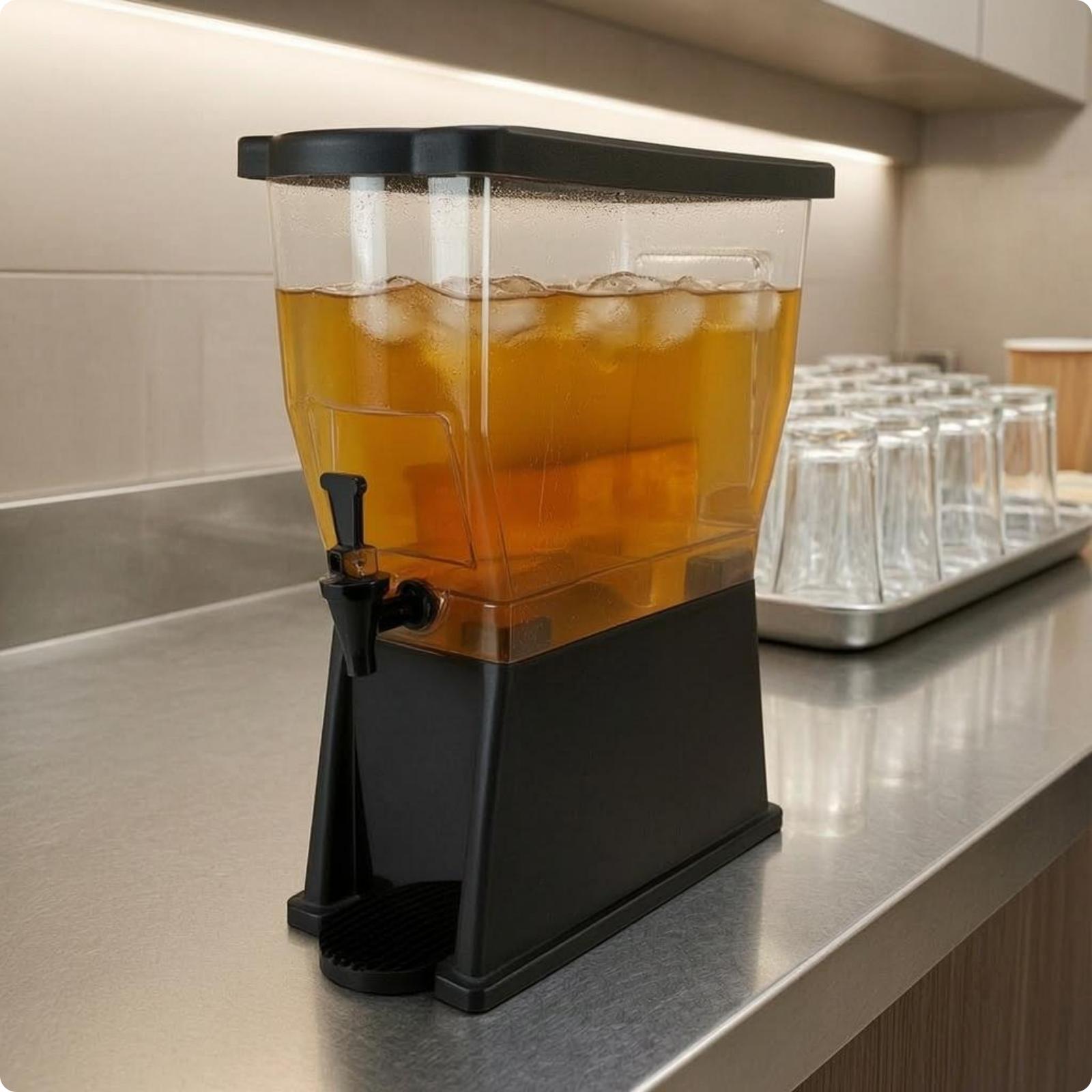 Rectangular Beverage Dispenser - Coffee Tea Station recension och pris