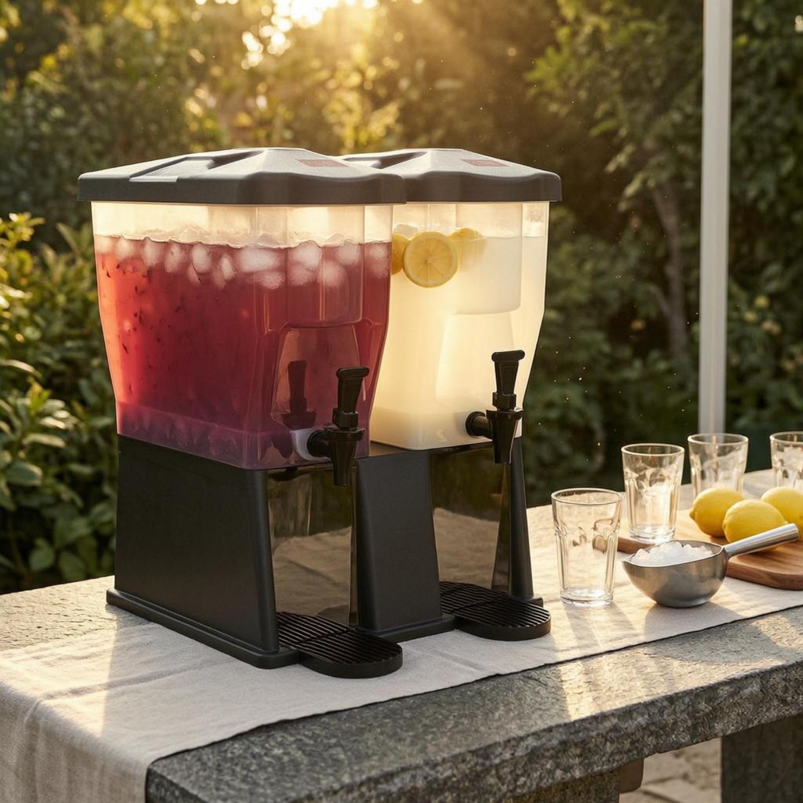 Rectangular Beverage Dispenser - Coffee Tea Station recension och pris