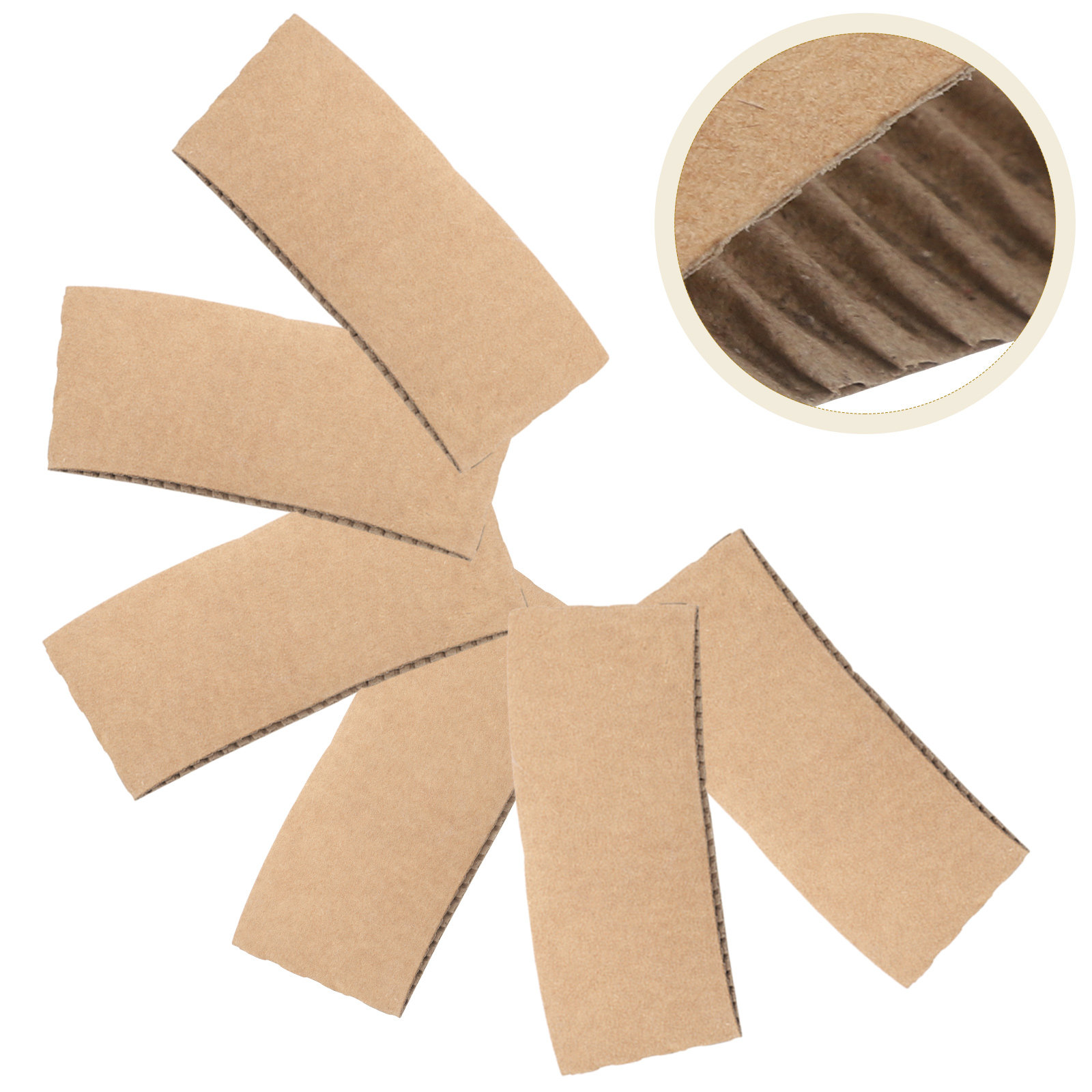 100Pcs Kraft Paper Cup Sleeves - Coffee Tea Paper Cups recension och pris