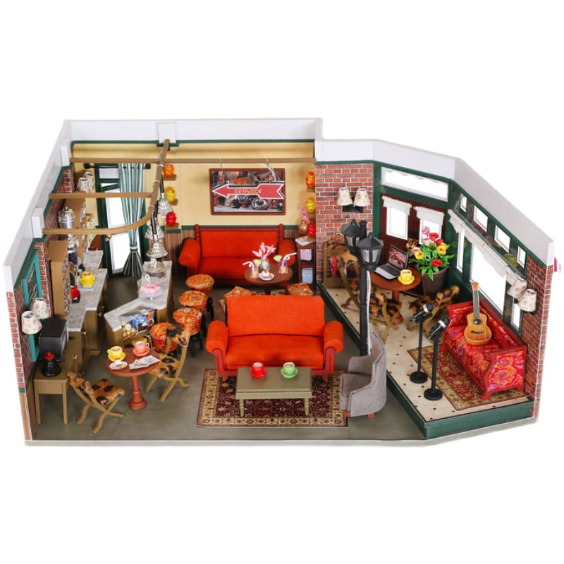 DIY Wooden Central Perk Cafe C - Coffee Tea Station recension och pris